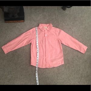 NWOT H&M Boys 4T Shirt L/S Peach
